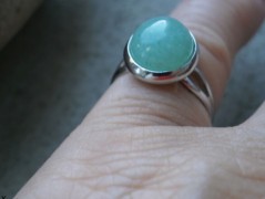 Náhrdelník - Tři kuličky larimaru