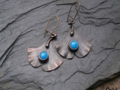 Náhrdelník - Tři kuličky larimaru