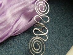 Náhrdelník - Tři kuličky larimaru