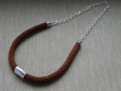 Náhrdelník - Tři kuličky larimaru