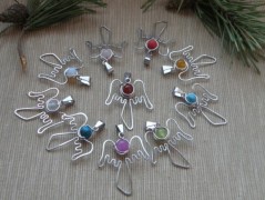 Náhrdelník - Tři kuličky larimaru