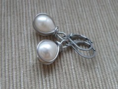 Náhrdelník - Tři kuličky larimaru