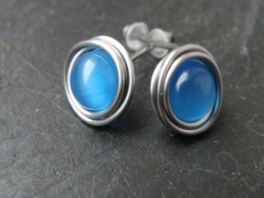 Náhrdelník - Tři kuličky larimaru