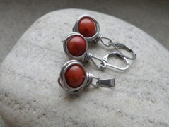 Náhrdelník - Tři kuličky larimaru