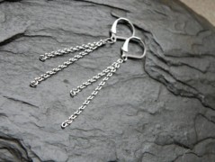 Náhrdelník - Tři kuličky larimaru