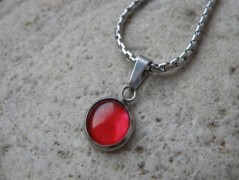 Náhrdelník - Tři kuličky larimaru