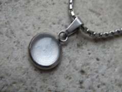 Náhrdelník - Tři kuličky larimaru