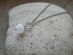 Náhrdelník - Tři kuličky larimaru