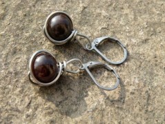 Náhrdelník - Tři kuličky larimaru