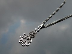 Náhrdelník - Tři kuličky larimaru