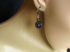 Náhrdelník - Tři kuličky larimaru