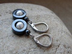 Náhrdelník - Tři kuličky larimaru