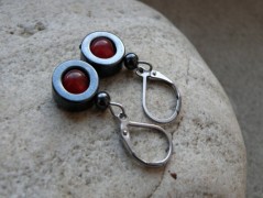 Náhrdelník - Tři kuličky larimaru