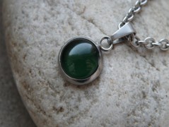 Náhrdelník - Tři kuličky larimaru