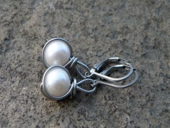 Náhrdelník - Tři kuličky larimaru