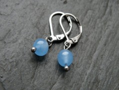 Náhrdelník - Tři kuličky larimaru