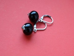 Náhrdelník - Tři kuličky larimaru