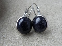 Náhrdelník - Tři kuličky larimaru