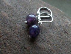 Náhrdelník - Tři kuličky larimaru