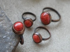 Náhrdelník - Tři kuličky larimaru