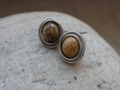 Náhrdelník - Tři kuličky larimaru