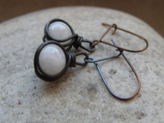 Náhrdelník - Tři kuličky larimaru