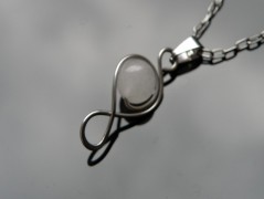 Náhrdelník - Tři kuličky larimaru