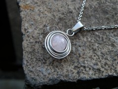 Náhrdelník - Tři kuličky larimaru