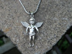 Náhrdelník - Tři kuličky larimaru