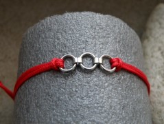 Náhrdelník - Tři kuličky larimaru