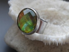 Náhrdelník - Tři kuličky larimaru