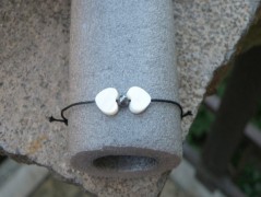 Náhrdelník - Tři kuličky larimaru