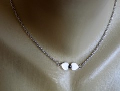 Náhrdelník - Tři kuličky larimaru