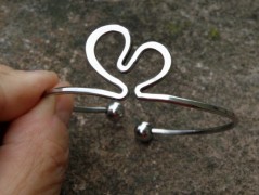 Náhrdelník - Tři kuličky larimaru