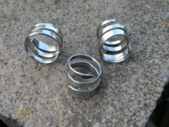 Náhrdelník - Tři kuličky larimaru