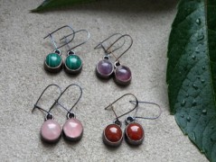 Náhrdelník - Tři kuličky larimaru