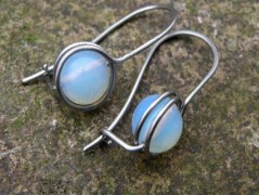 Náhrdelník - Tři kuličky larimaru