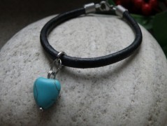 Náhrdelník - Tři kuličky larimaru