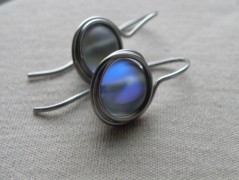 Náhrdelník - Tři kuličky larimaru