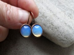 Náhrdelník - Tři kuličky larimaru