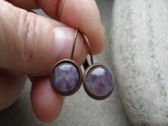 Náhrdelník - Tři kuličky larimaru