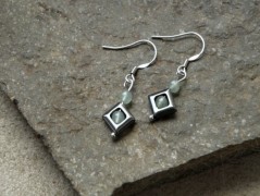 Náhrdelník - Tři kuličky larimaru