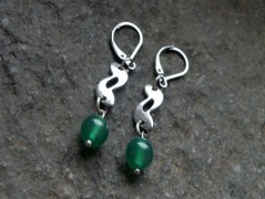 Náhrdelník - Tři kuličky larimaru