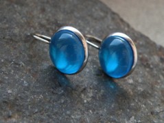 Náhrdelník - Tři kuličky larimaru