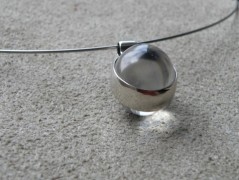 Náhrdelník - Tři kuličky larimaru