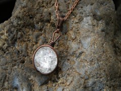 Náhrdelník - Tři kuličky larimaru