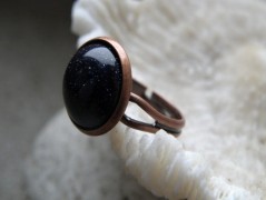 Náhrdelník - Tři kuličky larimaru