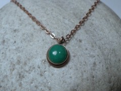 Náhrdelník - Tři kuličky larimaru