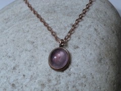 Náhrdelník - Tři kuličky larimaru