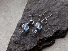 Náhrdelník - Tři kuličky larimaru